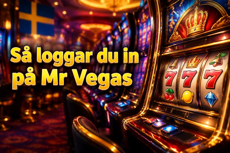 Så loggar du in på Mr Vegas